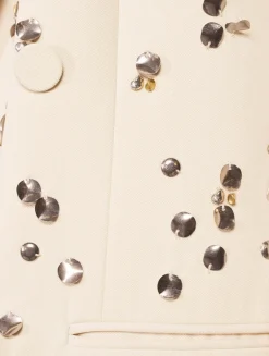 Blink Embellished Double-Breasted Wool Blazer