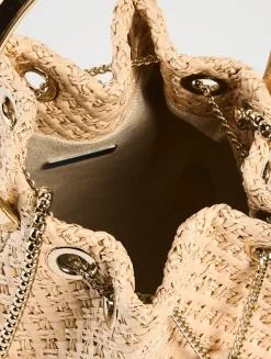 Bon Bon Raffia Clutch