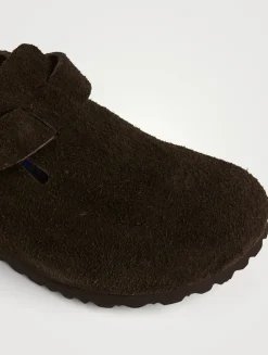 Boston Suede Clogs