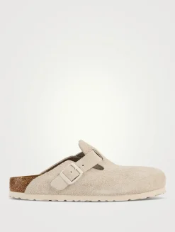 Boston Suede Clogs