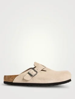 Boston Suede Clogs