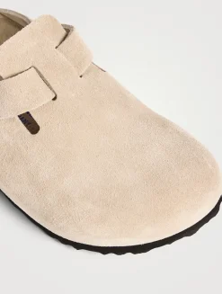 Boston Suede Clogs