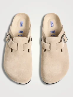 Boston Suede Clogs