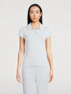 Bouclé Polo Shirt