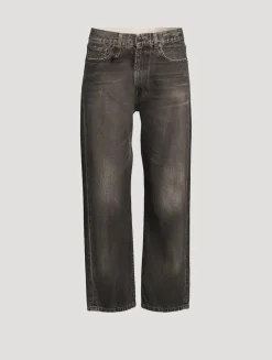 Boyfriend Wide-Leg Jeans