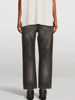 Boyfriend Wide-Leg Jeans