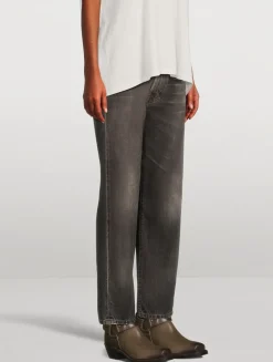 Boyfriend Wide-Leg Jeans