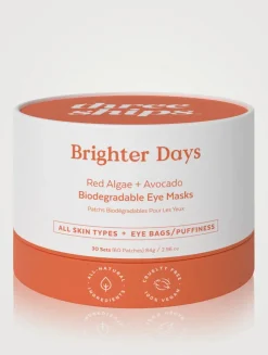 Brighter Days Red Algae + Avocado Biodegradable Eye Masks