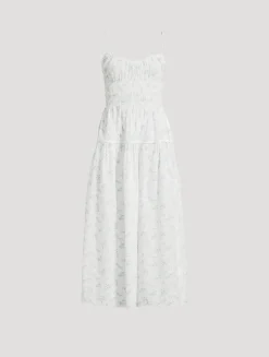 Brigide Smocked Midi Dress In Floral Print