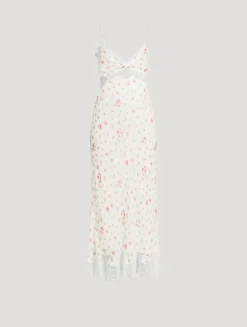 Bristelle Floral Midi Slip Dress