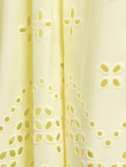 Broderie Anglaise Midi Dress