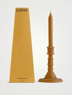 Bronze Beeswax Candleholder