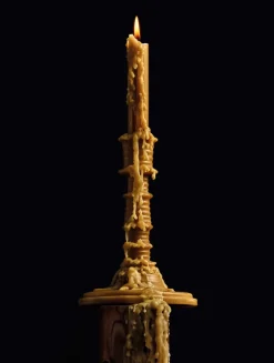 Bronze Beeswax Candleholder