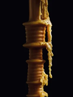 Bronze Beeswax Candleholder