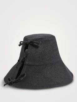 Bucket Hat With Bow Ties
