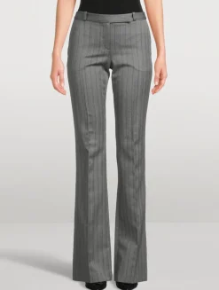 Bumster Herringbone Wool Trousers