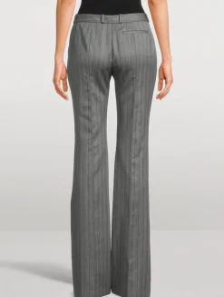Bumster Herringbone Wool Trousers