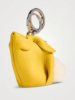 Bunny Leather Bag Charm