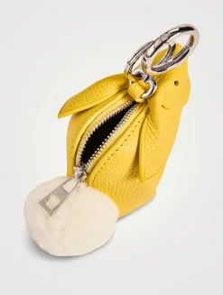 Bunny Leather Bag Charm