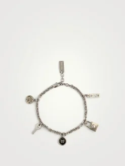 Button Charm Bracelet