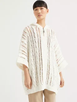 Cable & Mesh Cardigan