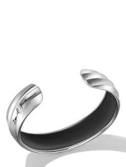 Cable Edge® Cuff Bracelet In Sterling Silver