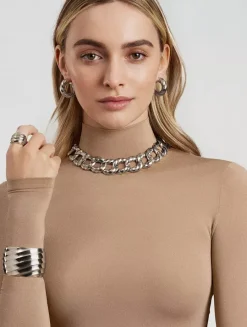 Cable Edge® Saddle Ring In Sterling Silver