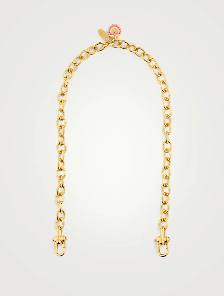 Cable Girl Charm Necklace