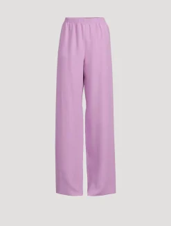 Cady Couture Silk Trousers