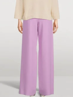 Cady Couture Silk Trousers