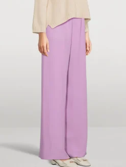 Cady Couture Silk Trousers
