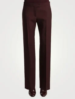 Callen Wool Silk Trousers