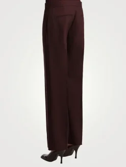 Callen Wool Silk Trousers