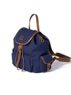 Canvas And Leather Backpack