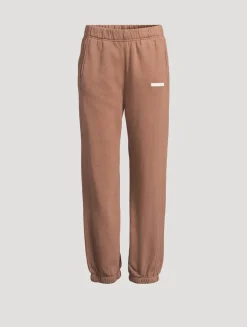 Carob Cuffed Sport Sweatpants