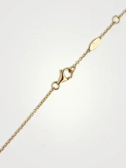 Cascade 18K Gold 16-Stone Necklace With Diamonds