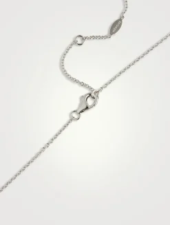 Cascade 18K White Gold Seven-Stone Necklace With Diamonds