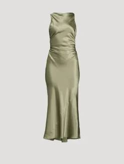 Casette Silk Maxi Dress
