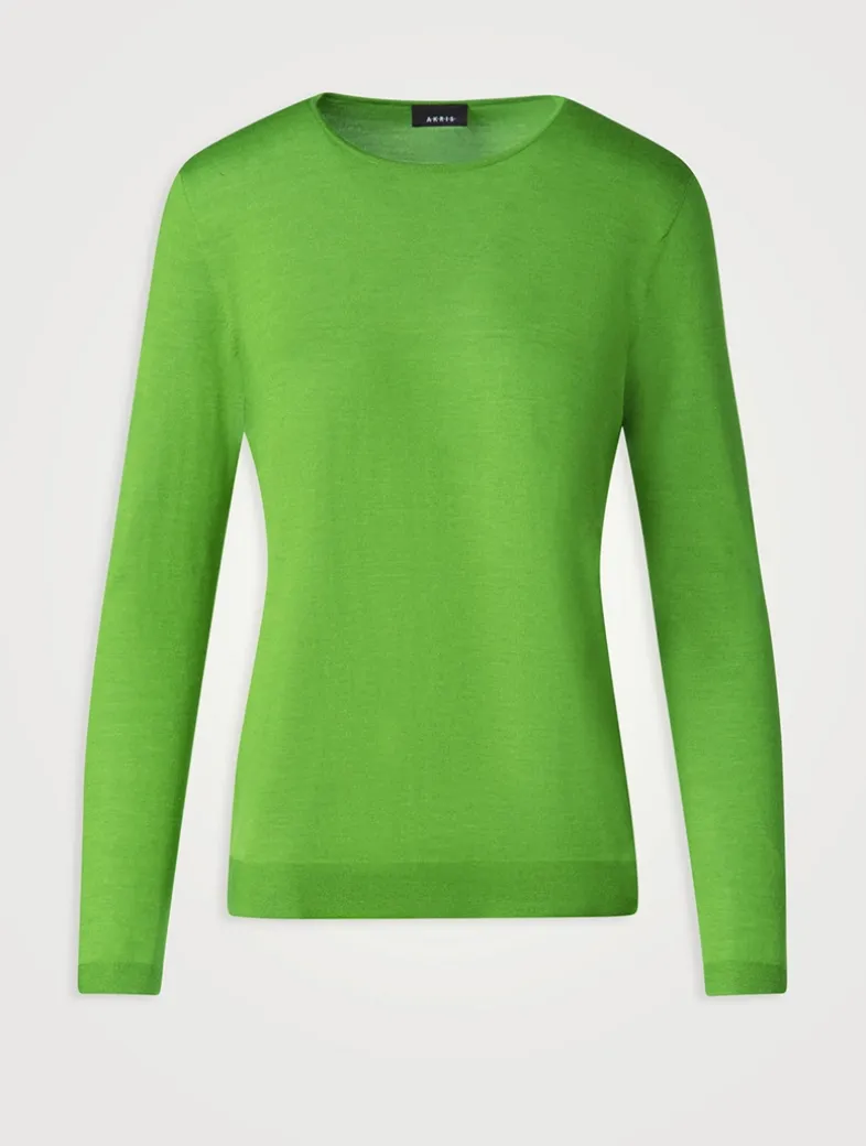 Cashmere And Silk Sweater