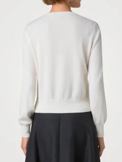 Cashmere Fine Sheer Stripe Sweater