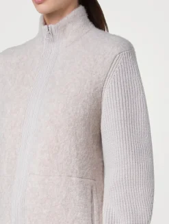 Cashmere Silk And Wool Cardigan