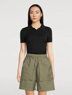 Cashmere Silk Polo Shirt