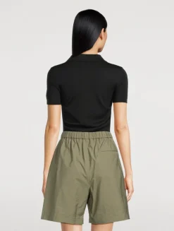 Cashmere Silk Polo Shirt