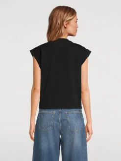 Caspen Cap-Sleeve T-Shirt