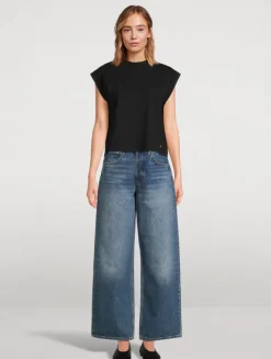 Caspen Cap-Sleeve T-Shirt