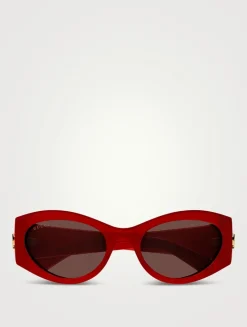 Cat Eye Wrap Sunglasses
