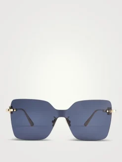 CD Chain M1U Square Sunglasses