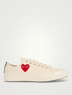 CDG PLAY x Converse Chuck 70 Low-Top Sneakers