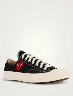 CDG PLAY x Converse Chuck 70 Low-Top Sneakers