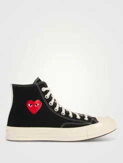 CDG PLAY x Converse Chuck 70 High-Top Sneakers